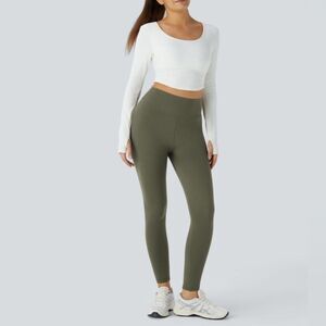 Halara Seamless Flow High Waisted Jacquard Butt Lifting Leggings, S NWT